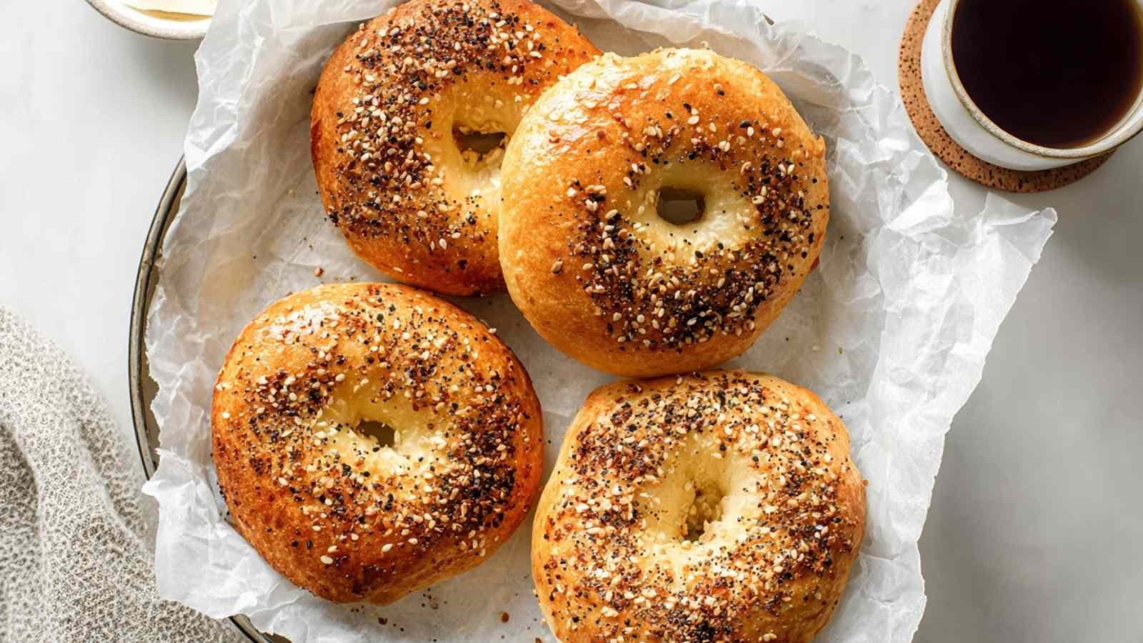 Make High-Protein Air Fryer Bagels in Under 30 Minutes